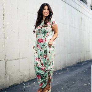 Tara Lynn Molly Sage maxi